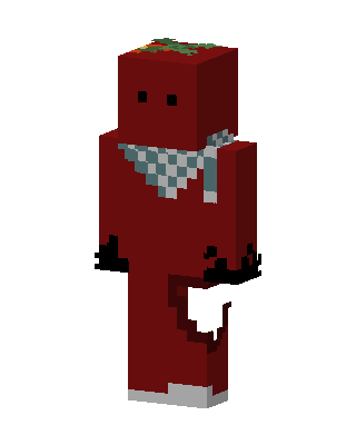 Red Mob Boy Minecraft Christmas skin