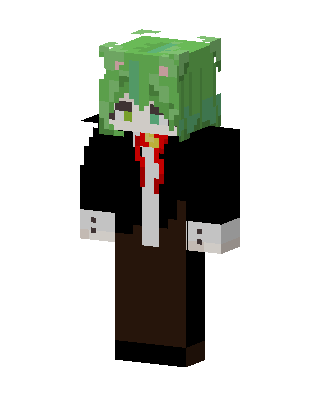 Green Villain skin, 3D preview