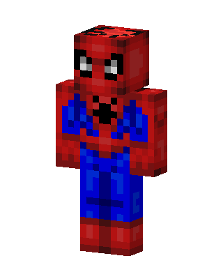 Spider-Man skin, 3D preview