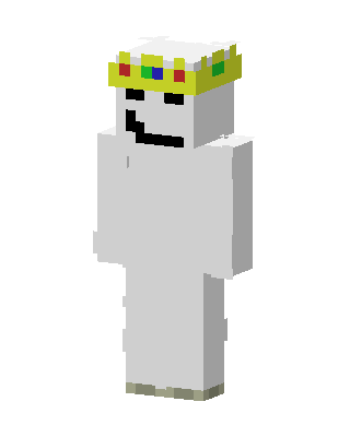 Crowned Marshmello skin, 3D preview