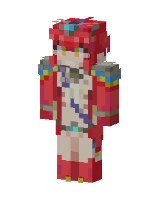 Mipha skin, 3D preview