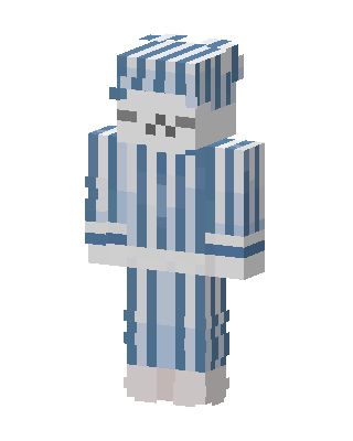Pusheen Pajamas Minecraft blue skin