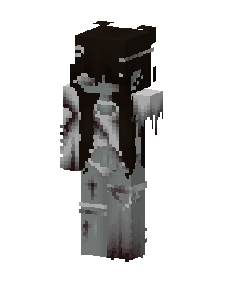 Black Hero Girl skin, 3D preview