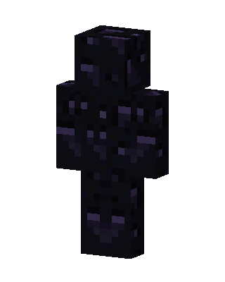 Obsidian Golem skin, 3D preview