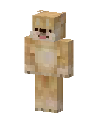 Shiba Inu skin, 3D preview