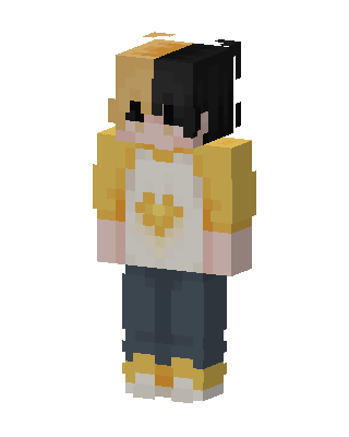 Split Hair Sunshine Minecraft skin