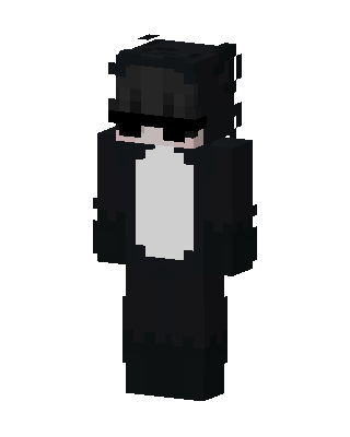 Panda Hoodie Minecraft skin