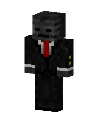 Wither Skeleton Suit skin, 3D preview