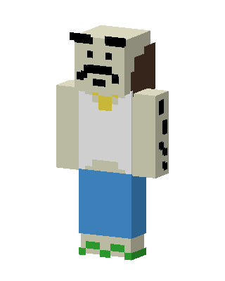 Hank Hill skin, 3D preview
