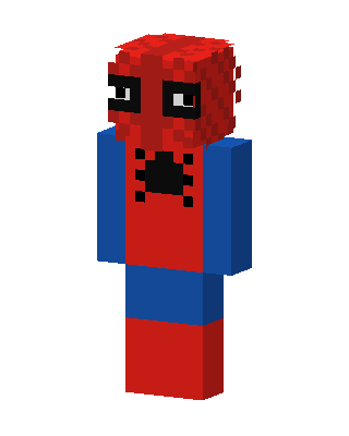 Red Masked Hero Boy Minecraft red skin