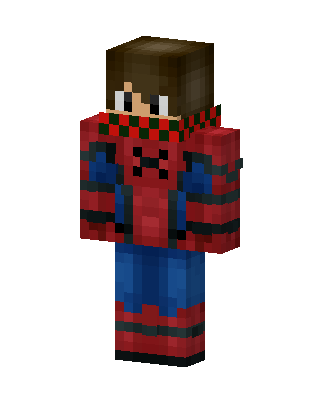 Spider-Man skin, 3D preview
