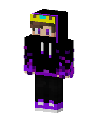 Void Hoodie King skin, 3D preview