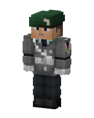 German Soldier skin, 3D preview