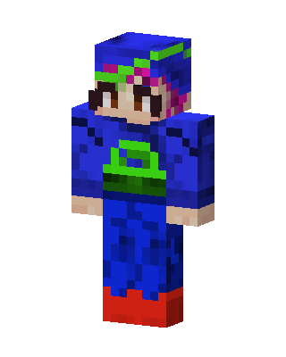 Blue Hero Boy Minecraft blue skin