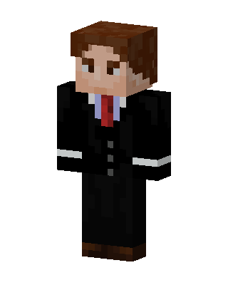 Red Tie Businessman skin, 3D preview