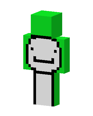 Green Mob Boy skin, 3D preview