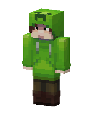 Creeper Hoodie Minecraft skin