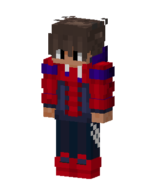 Spider Hoodie Boy skin, 3D preview