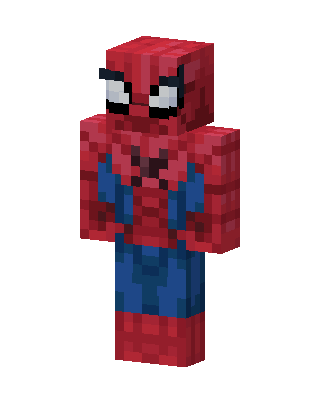 Spider-Man skin, 3D preview