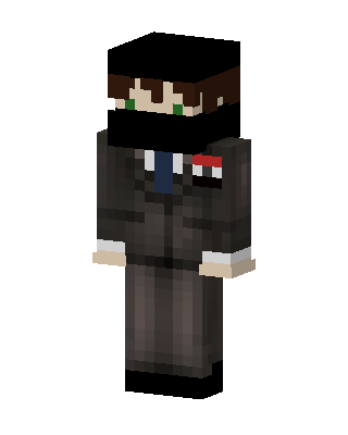 Masked Agent skin, 3D preview