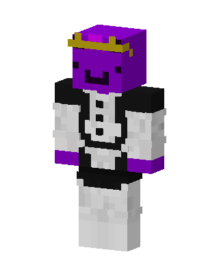 Royal Purple Maid skin, 3D preview