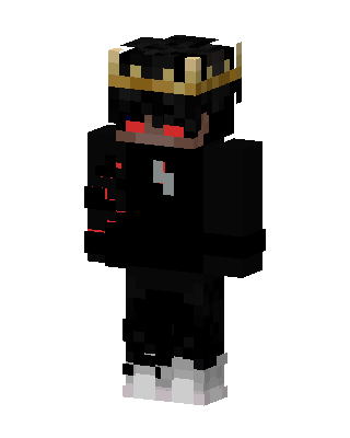 Black Player Boy skin, 3D preview
