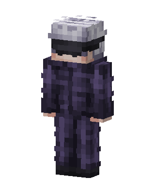 Satoru Gojo skin, 3D preview