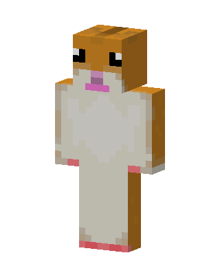 Hamster skin, 3D preview