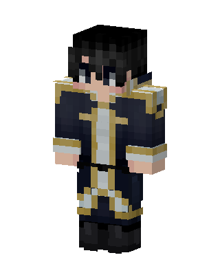 Black King skin, 3D preview