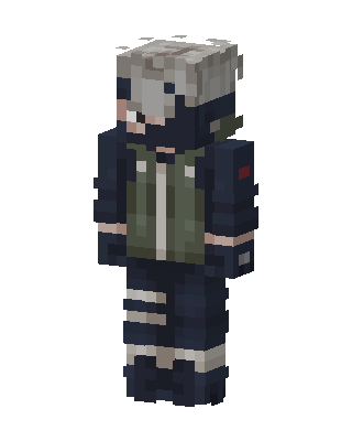 Kakashi Hatake skin, 3D preview