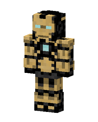 Iron Man skin, 3D preview