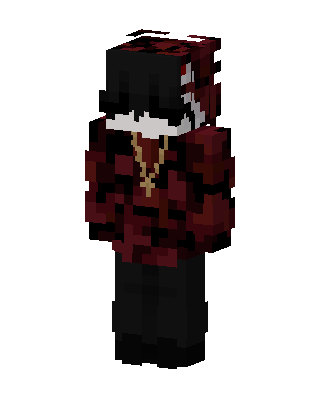 Black Player Boy skin, 3D preview