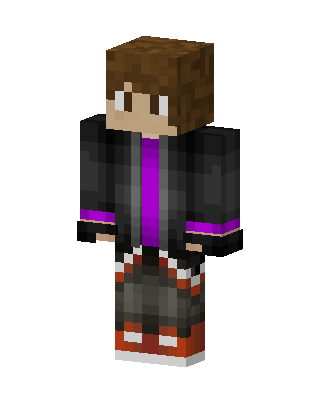 Black Emo Boy Minecraft goth skin
