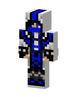 Blue Tech Ninja Minecraft skin