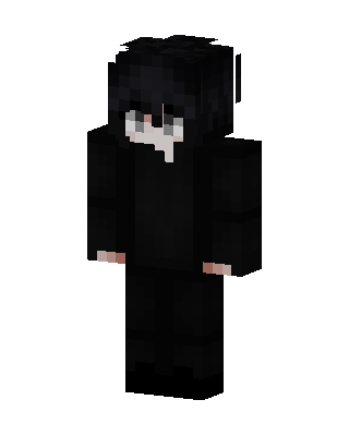 Shadow Hoodie Boy skin, 3D preview