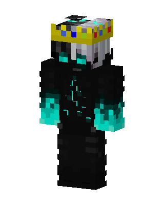 Cyan Void King skin, 3D preview