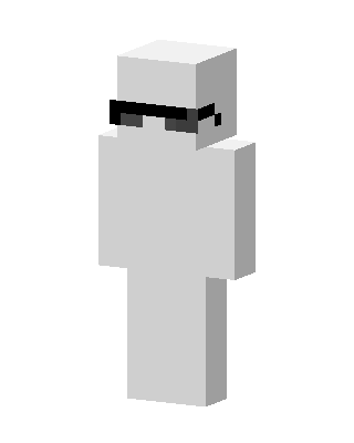 White Mob skin, 3D preview