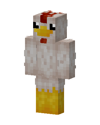 Chicken skin, 3D preview