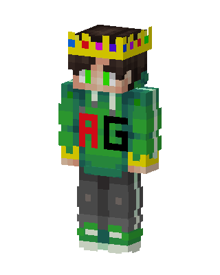 AG Crown Hoodie skin, 3D preview