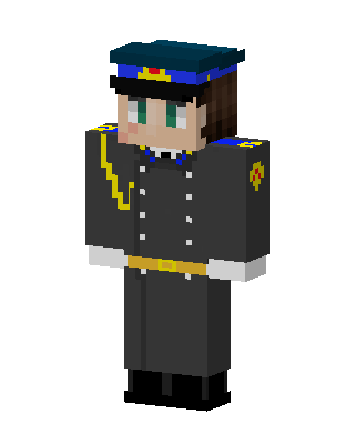 Naval Officer skin, 3D preview