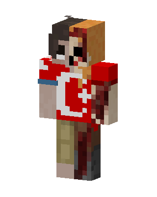 Red Player skin, 3D preview