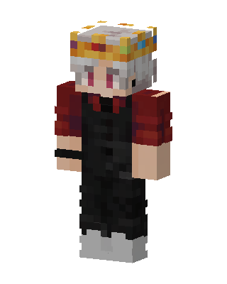 Crowned Red Jacket Minecraft skin