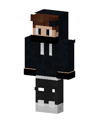Hoodie Boy skin, 3D preview