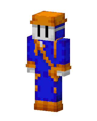 Blue Robed Monk Minecraft skin