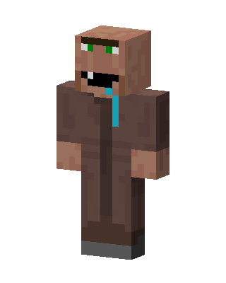 Brown Suit Boy skin, 3D preview