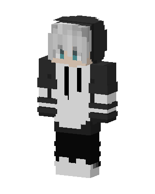 White Emo Boy Minecraft skin