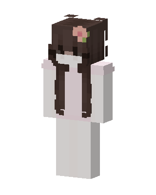 Flower Girl skin, 3D preview