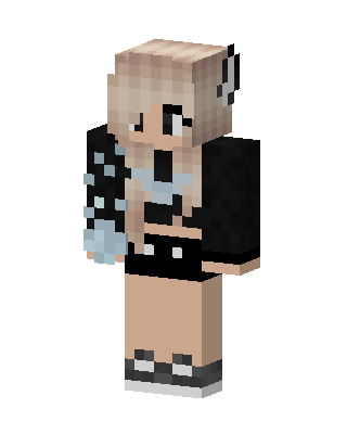 Black Gamer Girl Minecraft e-girl skin