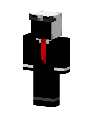 Black Suit Boy Minecraft black skin