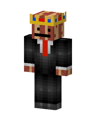 Black King skin, 3D preview